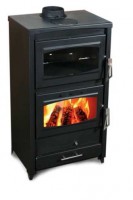 STUFA A LEGNA 90-30 CON FORNO (riscldabili 428 mc.)